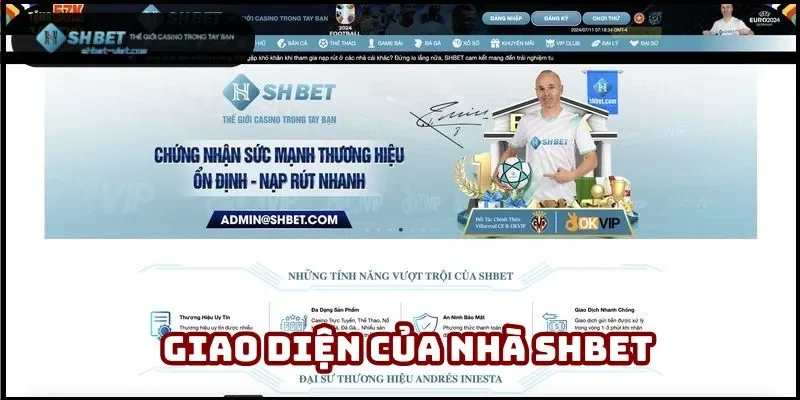 Giao diện của nhà Shbet đẹp rúng động lòng người