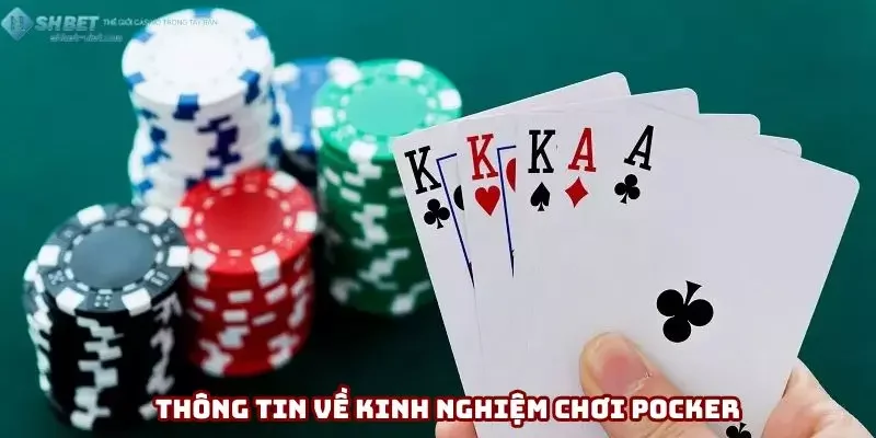 Thông tin khái quát về kinh nghiệm chơi pocker